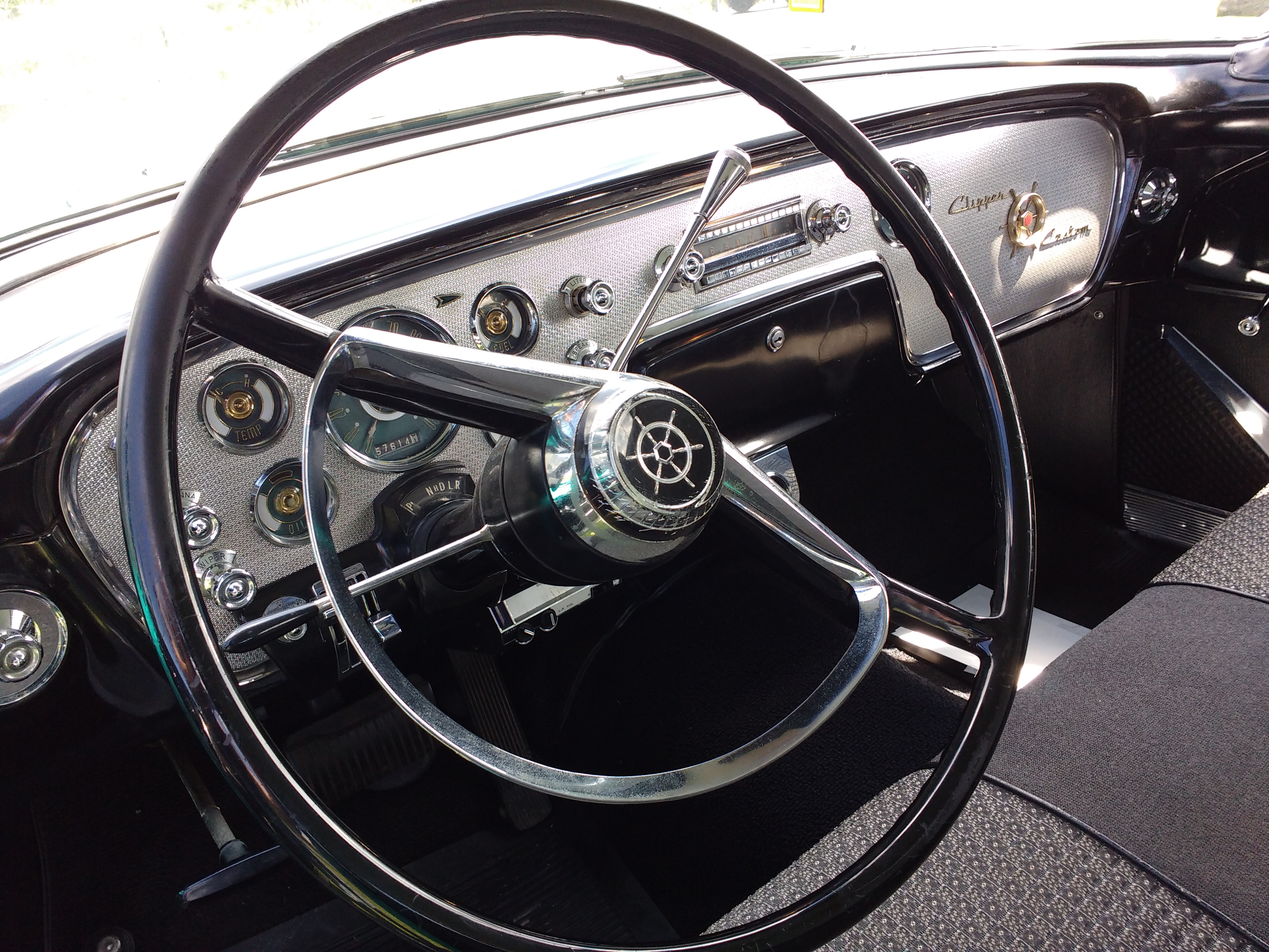 Steering wheel feels 3 feet wide - it just that modern wheels are so much smaller
